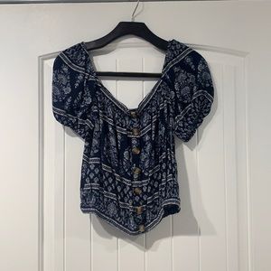 AEO Off-The-Shoulder Crop Top